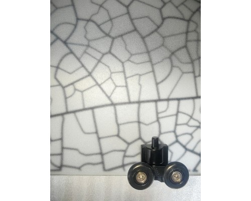 Душевой уголок Avacan FB2 170-190 + SB100 MT AVA 170-190x100 стекла матовые с рисунком, профиль черный