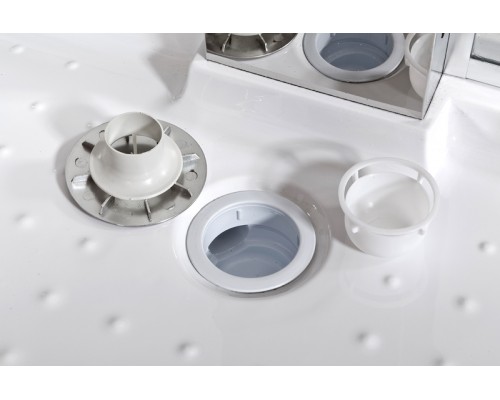 Душевая кабина Avacan Z111 AVA 100x100 стекла прозрачные, профиль хром