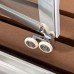 Душевая кабина Avacan Z111 AVA 100x100 стекла прозрачные, профиль хром