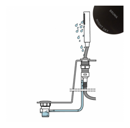 Встроенный каплесборник Elo 161 003 0NS Night Sky