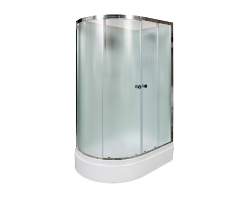 Душевая кабина AvaCan D312R AVA 120x90 без крыши, правая, стекла матовые, профиль хром