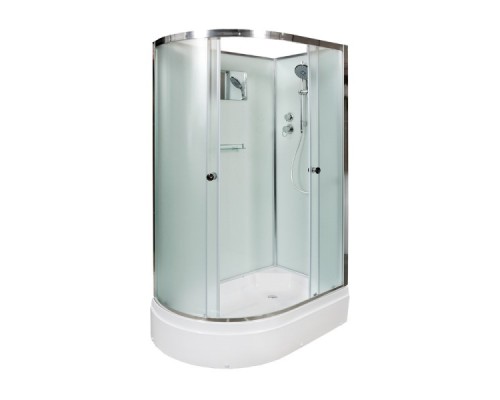 Душевая кабина AvaCan D312R AVA 120x90 без крыши, правая, стекла матовые, профиль хром