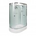 Душевая кабина AvaCan D312R AVA 120x90 без крыши, правая, стекла матовые, профиль хром
