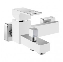 Deante Anemon Смеситель для ванной, белый-хром