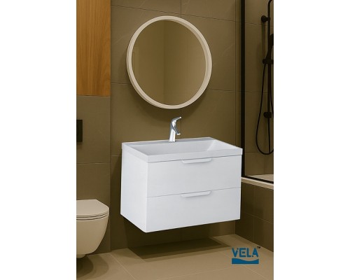 Тумба подвесная Vela Каскад Хекси 60П под Classica (белый матовый) TU6199