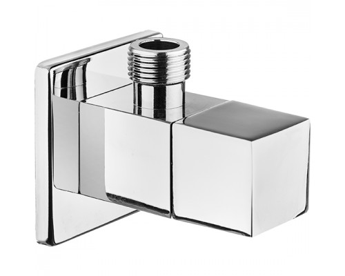 Deante Кран угловой квадратный с керамическим картриджем, хром