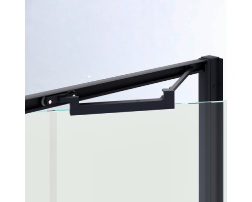 Душевой уголок RGW Stilvoll SV-145B 90х80 703214598-14 профиль черный, стекло прозрачное