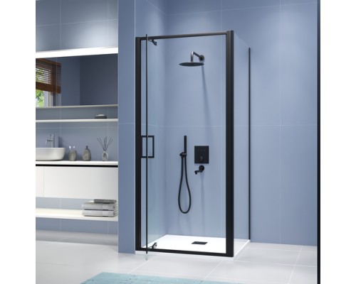 Душевой уголок RGW Stilvoll SV-145B 90х80 703214598-14 профиль черный, стекло прозрачное