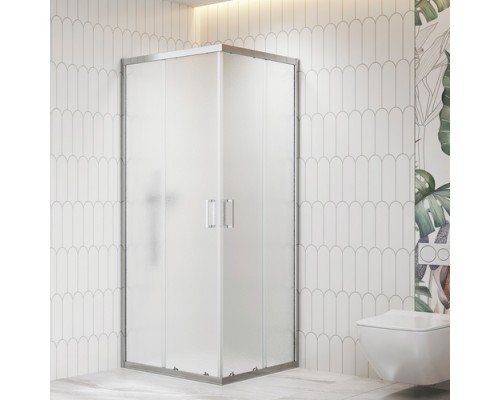 Душевой уголок RGW Classic CL-36 90x90 06093699-41 стекло рифленое, профиль хром