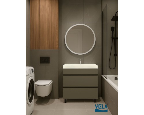 Тумба напольная Vela Мира 50Н под Classica (серый) TU9435