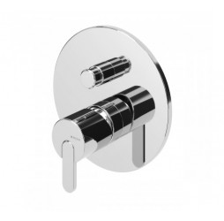 Смеситель скрытого монтажа Leaf Chrome 167 130 1CR (на 2 потока)