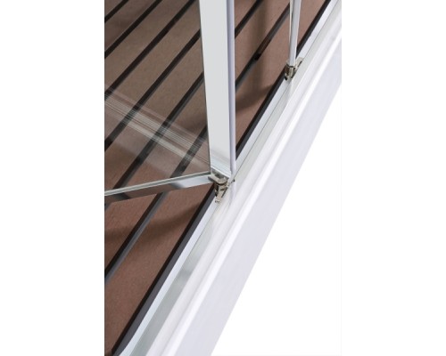 Душевая кабина AvaCan V2011LED AVA 110x90 LED, стекла прозрачные, профиль хром