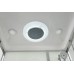 Душевая кабина AvaCan V2011LED AVA 110x90 LED, стекла прозрачные, профиль хром
