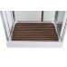 Душевая кабина AvaCan V2011LED AVA 110x90 LED, стекла прозрачные, профиль хром
