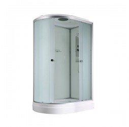 Душевая кабина Avacan D2012RN AVA 120x80 правая, без крыши, стекла матовые, профиль хром