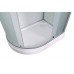 Душевая кабина AvaCan D2012RN AVA 120x80 правая, без крыши, стекла матовые, профиль хром