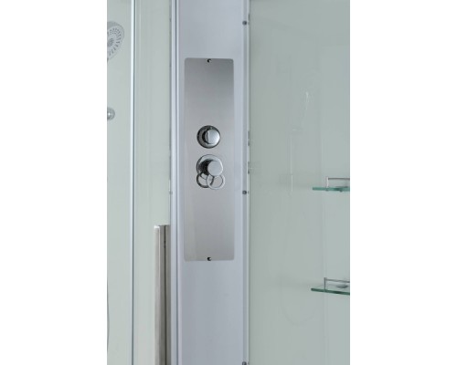 Душевая кабина AvaCan K2011N AVA 110x90 без крыши, стекла прозрачные, профиль хром