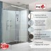 Душевая кабина AvaCan K2011N AVA 110x90 без крыши, стекла прозрачные, профиль хром