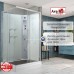 Душевая кабина AvaCan K2011N AVA 110x90 без крыши, стекла прозрачные, профиль хром