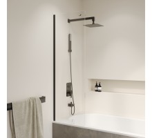 Стационарная шторка на ванну RGW SC-056-B 30*150 прозрачное стекло 6 мм 351105630-14