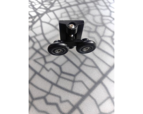 Душевой уголок Avacan FB2 190-210 + SB80 MT AVA 190-210x80 стекла матовые с рисунком, профиль черный