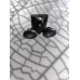 Душевой уголок Avacan FB2 190-210 + SB80 MT AVA 190-210x80 стекла матовые с рисунком, профиль черный