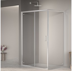 Душевой уголок, прямоугольный RGW PA-245 прозрачное стекло 6 мм цвет проф. хром 90*120*190 410824590-11