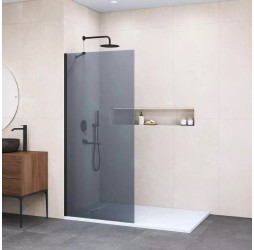 Душевую перегородку Walk-In RGW 70x195 WA-102B стекло тонированное, профиль черный
