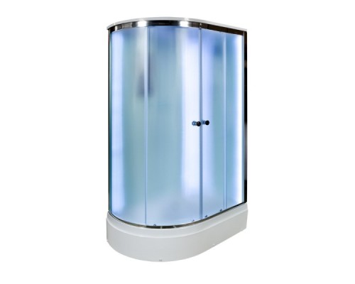 Душевая кабина AvaCan D312SRLED AVA 120x90 LED, правая, стекла матовые, профиль хром
