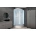 Душевая кабина AvaCan D312SRLED AVA 120x90 LED, правая, стекла матовые, профиль хром