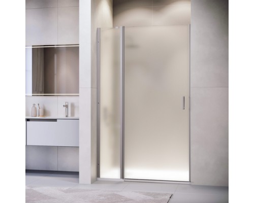 Распашная душевая дверь RGW LE-004-Gg 120*195 матовое стекло 6 мм 351200412-210