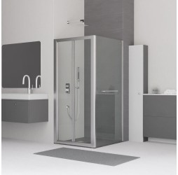 Душевой уголок RGW CL-31-1 (CL-21+Z-060-1) прозрачное cтекло цвет профиля 4 мм 040931100-0