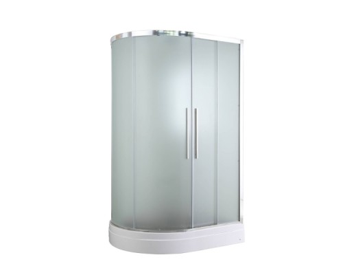 Душевая кабина Avacan EM2812RN AVA 120x80 правая, без крыши, стекла матовые, профиль хром