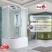 Душевая кабина Avacan EM5912RLED AVA 120x90 правая, LED, стекла матовые, профиль хром