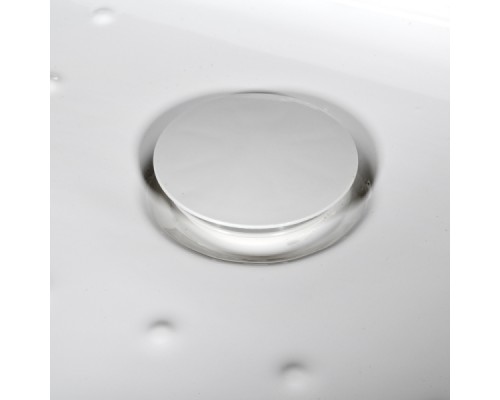 Душевая кабина AvaCan EM1590LED+GM AVA 90x90 с LED и гидромассажем, стекла с узором, профиль хром