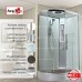 Душевая кабина Avacan EM2811RLEDT AVA 110x80 правая, LED, стекла прозрачные. профиль хром