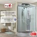 Душевая кабина Avacan EM2811RLEDT AVA 110x80 правая, LED, стекла прозрачные. профиль хром