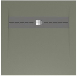 Душевой поддон Allen Brau Infinity 90x90 8.21001-CGM олива