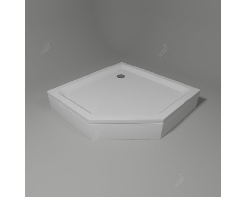 Душевой поддон трапеция RGW LUX/TN-TR белый акрил cерия Acryl (100*100*150) 16180500-41