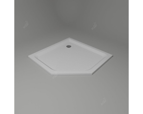 Душевой поддон трапеция RGW LUX/TN-TR белый акрил cерия Acryl (100*100*150) 16180500-41