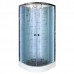 Душевая кабина AvaCan EM1590NLED AVA 90x90 б/к, LED, стекла с узором, профиль хром