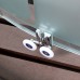 Душевая кабина AvaCan EM1590NLED AVA 90x90 б/к, LED, стекла с узором, профиль хром