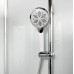Душевая кабина AvaCan EM1590NLED AVA 90x90 б/к, LED, стекла с узором, профиль хром