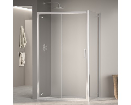 Раздвижная душевая дверь RGW PA-016 150*195 сатина стекло 6 мм 350801615-21
