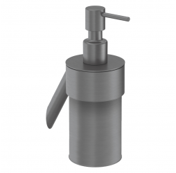 Deante Silia Titanium Дозатор для мыла настенный, титан