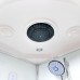 Душевая кабина AvaCan D10SEL AVA 100x100 с электрикой, стекла матовые, профиль хром