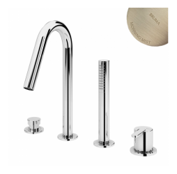 Смеситель на борт ванны, с наливом на ванну Leaf 167 990 1MM Morning Mist