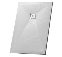 Душевой поддон прямоугольный RGW ST-W белый искусственный камень cерия Stone Tray (70*120*2,5) 16152712-01