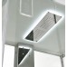 Душевая кабина AvaCan Z1911LED AVA 110x90 LED, стекла прозрачные, профиль хром