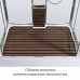 Душевая кабина AvaCan Z1911LED AVA 110x90 LED, стекла прозрачные, профиль хром
